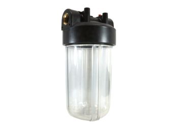 10" x 4.5" Transparent Carbon Filter Housing & Head