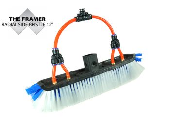 Aero 'The Framer' 12" DuPont Nylon Radial Side Bristle Brush w/ 4 x Pencil Jets