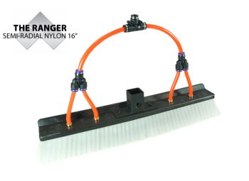 WWWCS 'The Ranger' 16" DuPont Nylon Semi-Radial Brush w/ 4 x Pencil Jets