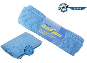 Ettore Microswipe Microfibre Cloths, 36cm x 36cm, 10 pack
