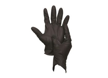 Sabco Black Nitrile Disposable Gloves 100 Pack - Extra Large