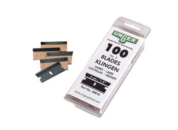 Unger Carbon Steel Blades for 4cm (1.5") Scrapers - 100 pack