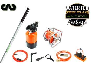 Complete Water Fed Package Homeowner Plus (i-Utility CAD fibreglass 6.0m–9.0m pole DeVito)