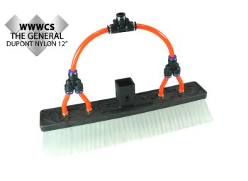 Aero 'The General' 10" DuPont Nylon Brush w/ 4 x Pencil Jets