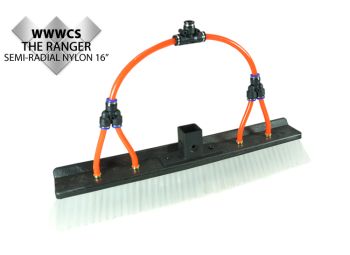 WWWCS 'The Ranger' 16" DuPont Nylon Semi-Radial Brush w/ 4 x Pencil Jets