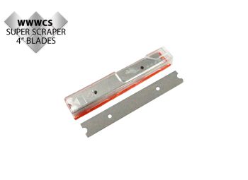 WWWCS Super Scraper 4" (100mm) Single Edge Blades 10 pack