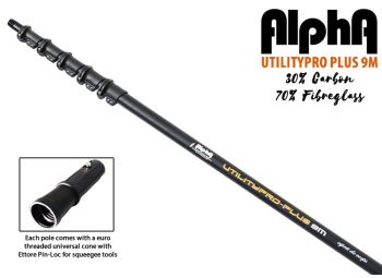 Alpha UtilityPro 9m (30') Fibreglass Carbon Pole