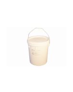 25L bucket with lid for resin storage