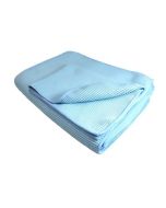 Waffle Weave Microfibre Cleaning & Detailing Cloth 40x60cm (light blue)