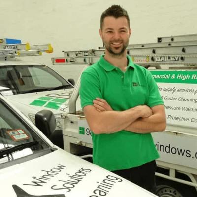 Window cleaner spotlight on Simon Baxter from Bax window solutions